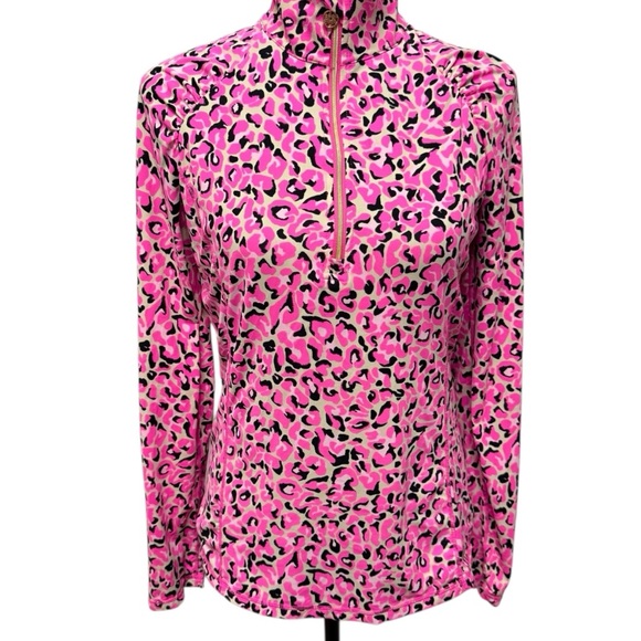 Lilly Pulitzer Justine Luxletic quarter zip pullover. - Picture 2 of 8